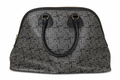 CELINE Sulky Logo Mini Boston Bag PVC Leather Black