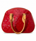 Louis Vuitton Monogram Vernis Handbag Red